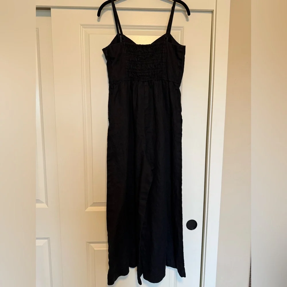 Madewell Black Button-Front Jumpsuit - Picture 3 of 7